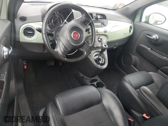 2013 FIAT 500 Sport with VIN 3C3CFFBR1DT554865, listed as a Copart auction lot 58783695 with 87,235 mi miles and Salvage title. Bid and sale history available at DreamBid. Image 8.