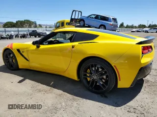 2015 Chevrolet Corvette Z51 3LT with VIN 1G1YM2D7XF5116823, listed as a Copart auction lot 67700024 with 103,399 mi miles and Salvage Title. Bid and sale history available at carsss.com. Image 2.
