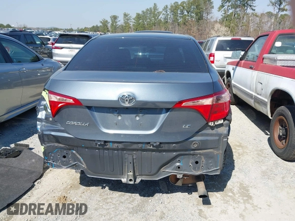 2019 Toyota Corolla L with VIN 2T1BURHE4KC134729, listed as a IAAI auction lot 41779629 with 240,685 mi miles. Bid and sale history available at carsss.com. Image 16.