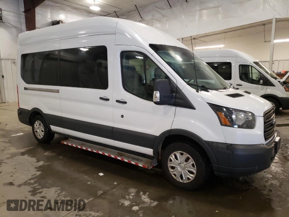 2017 Ford Transit with VIN 1FDZX2XM5HKB32903, listed as a Copart auction lot 87978725 with 208,958 mi miles and Clean Title. Bid and sale history available at DreamBid. Image 4.