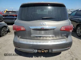 2017 Infiniti QX80 with VIN JN8AZ2NE9H9154311, listed as a Copart auction lot 74930154 with 0 mi miles and Salvage Title. Bid and sale history available at carsss.com. Image 6.