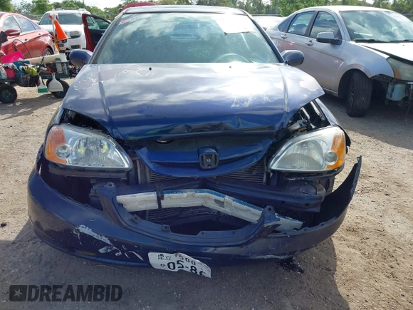 2002 Honda Civic EX with VIN 1HGEM22992L106757, listed as a IAAI auction lot 41947256 with 193,313 mi miles. Bid and sale history available at carsss.com. Image 12.