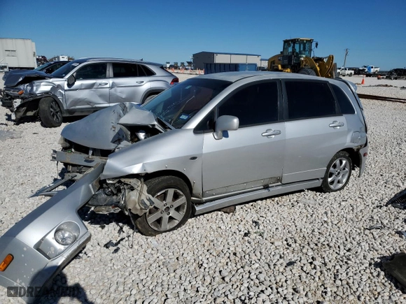 2005 Suzuki Aerio SX with VIN JS2RC61H155300393, listed as a Copart auction lot 84177204 with 0 mi miles and Salvage Title. Bid and sale history available at carsss.com. Image 1.