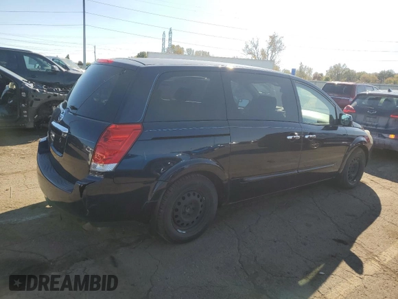 2008 Nissan Quest with VIN 5N1BV28U68N110235, listed as a Copart auction lot 76333434 with 162,674 mi miles and Clean Title. Bid and sale history available at carsss.com. Image 3.