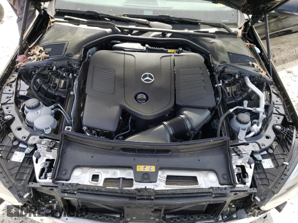 2024 Mercedes-Benz C 300 with VIN W1KAF4GB0RR210744, listed as a Copart auction lot 50205895 with 10,450 mi miles and Salvage Title. Bid and sale history available at carsss.com. Image 11.