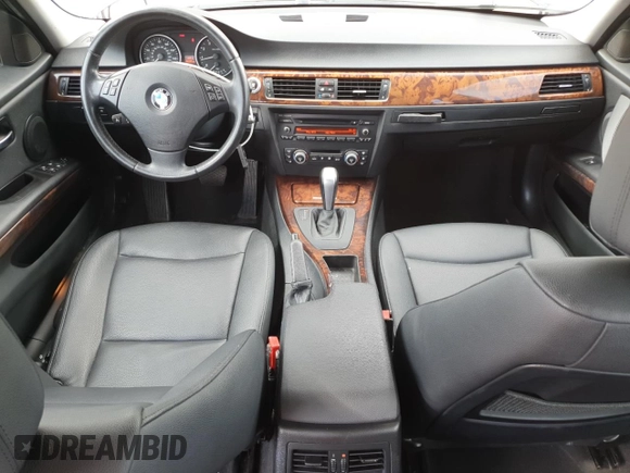 2007 BMW 3 Series 328i with VIN WBAVA33517KX74605, listed as a Copart auction lot 54376065 with 128,773 mi miles and Salvage Title. Bid and sale history available at DreamBid. Image 8.