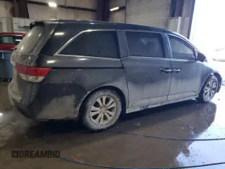2016 Honda Odyssey EX-L with VIN 5FNRL5H6XGB159396, listed as a Copart auction lot 46172725 with 138,740 mi miles and Salvage Title. Bid and sale history available at DreamBid. Image 3.
