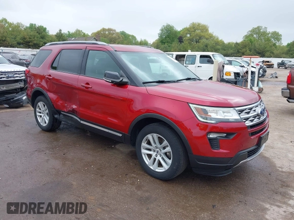 2018 Ford Explorer XLT z VIN 1FM5K8DH8JGA13677, wystawiony jako IAAI lot #42259550 z przebiegiem 71 257 mil mil oraz . Historia ofert i sprzedaży dostępna na DreamBid. Obrazek 1.