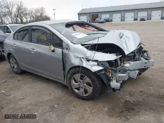 2014 Honda Civic Sedan LX with VIN 19XFB2F55EE210725, listed as a IAAI auction lot 40973483 with 47,366 mi miles. Bid and sale history available at carsss.com. Image 1.