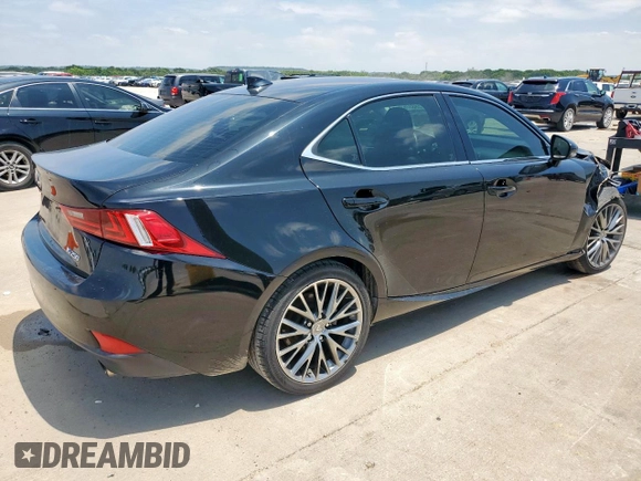 2015 Lexus IS 250 z VIN JTHBF1D25F5057345, wystawiony jako Copart lot #59337635 z przebiegiem 182 891 mil mil oraz Szkoda całkowita • Salvage title. Historia ofert i sprzedaży dostępna na DreamBid. Obrazek 3.