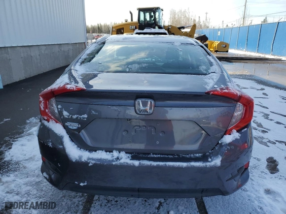 2017 Honda Civic Sedan LX with VIN 2HGFC2F50HH034139, listed as a Copart auction lot 51671375 with 247,379 mi miles and Salvage Title. Bid and sale history available at carsss.com. Image 6.