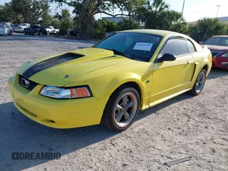 2000 Ford Mustang GT with VIN 1FAFP42X2YF259336, listed as a IAAI auction lot 42024703 with 134,358 mi miles. Bid and sale history available at carsss.com. Image 2.