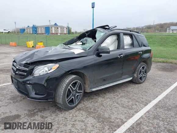 2018 Mercedes-Benz GLE 350 with VIN 4JGDA5JB6JB158761, listed as a IAAI auction lot 41937353 with Not provided miles and . Bid and sale history available at DreamBid. Image 2.