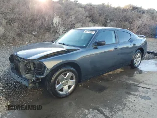2008 Dodge Charger with VIN 2B3KA43R48H277492, listed as a Copart auction lot 46508925 with 204,636 mi miles and Salvage Title. Bid and sale history available at carsss.com. Image 1.