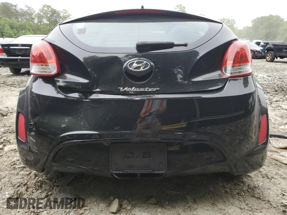 2012 Hyundai Veloster w/Black Int with VIN KMHTC6AD5CU065525, listed as a Copart auction lot 56415785 with 100,151 mi miles and Salvage title. Bid and sale history available at DreamBid. Image 6.