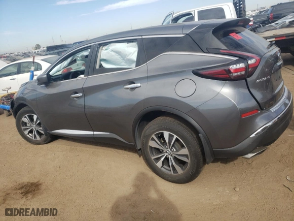 2022 Nissan Murano S with VIN 5N1AZ2AS1NC125855, listed as a Copart auction lot 77483294 with 0 mi miles and Salvage Title. Bid and sale history available at carsss.com. Image 2.