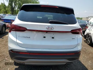 2022 Hyundai Santa Fe SE with VIN 5NMS1DAJ6NH386967, listed as a Copart auction lot 62485124 with 27,442 mi miles and Salvage Title. Bid and sale history available at DreamBid. Image 6.