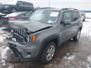2020 Jeep Renegade Limited with VIN ZACNJBD11LPL74100, listed as a IAAI auction lot 41140117 with 45,067 mi miles and . Bid and sale history available at DreamBid. Image 17.