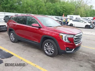 2024 GMC Terrain SLT z VIN 3GKALVEG9RL147422, wystawiony jako IAAI lot #42263067 z przebiegiem 23 991 mil mil oraz . Historia ofert i sprzedaży dostępna na DreamBid. Obrazek 1.