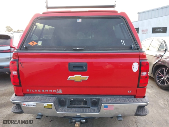 2018 Chevrolet Silverado 1500 LT with VIN 1GCVKREC3JZ170745, listed as a IAAI auction lot 41590416 with 124,577 mi miles. Bid and sale history available at carsss.com. Image 16.