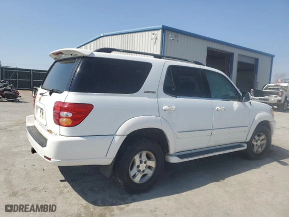2001 Toyota Sequoia Limited with VIN 5TDBT48A71S016439, listed as a Copart auction lot 49149275 with 0 mi miles and Salvage Title. Bid and sale history available at carsss.com. Image 3.