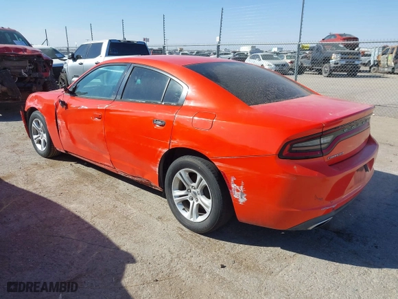 2017 Dodge Charger SE with VIN 2C3CDXBG0HH666923, listed as a IAAI auction lot 41625373 with 97,346 mi miles. Bid and sale history available at carsss.com. Image 3.