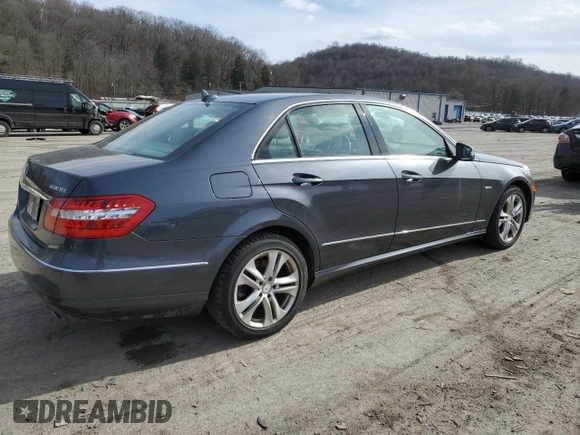 2011 Mercedes-Benz E 350 Luxury with VIN WDDHF2EB2BA414049, listed as a Copart auction lot 43645705 with 203,468 mi miles and Salvage title. Bid and sale history available at DreamBid. Image 3.