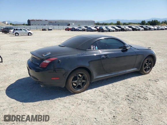 2006 Lexus SC 430 with VIN JTHFN48Y369007637, listed as a Copart auction lot 61669905 with 193,870 mi miles and Salvage title. Bid and sale history available at DreamBid. Image 3.