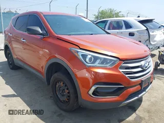 2017 Hyundai Santa Fe 2.4L z VIN 5XYZTDLB0HG459456, wystawiony jako IAAI lot #42290817 z przebiegiem 142 323 mil mil oraz . Historia ofert i sprzedaży dostępna na DreamBid. Obrazek 1.