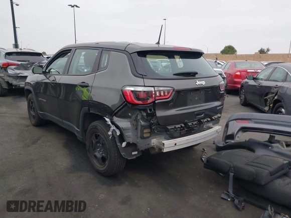 2018 Jeep Compass Sport with VIN 3C4NJCAB6JT502651, listed as a IAAI auction lot 42100724 with 84,238 mi miles and . Bid and sale history available at DreamBid. Image 14.