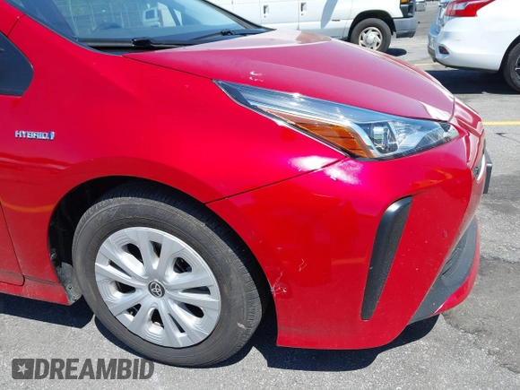 2022 Toyota Prius L Eco with VIN JTDKAMFU6N3158307, listed as a IAAI auction lot 42042768 with 17,882 mi miles and . Bid and sale history available at DreamBid. Image 6.