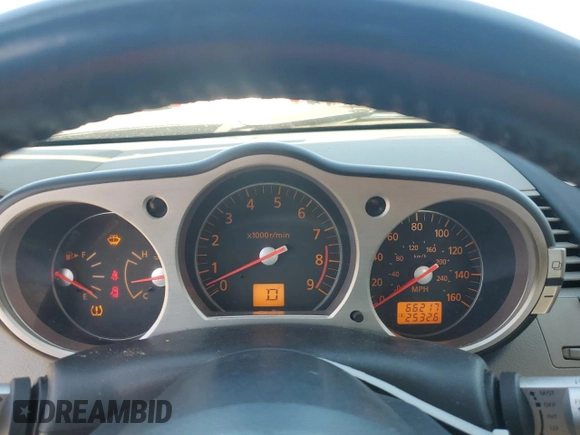 2008 Nissan 350Z Enthusiast with VIN JN1BZ36A28M852003, listed as a Copart auction lot 86048484 with 66,217 mi miles and Salvage Title. Bid and sale history available at DreamBid. Image 9.