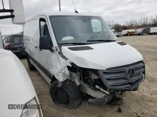 2021 Mercedes-Benz Sprinter Cargo with VIN W1Y70BGY4MT063964, listed as a Copart auction lot 46376145 with Not Provided miles and Salvage Title. Bid and sale history available at carsss.com. Image 4.