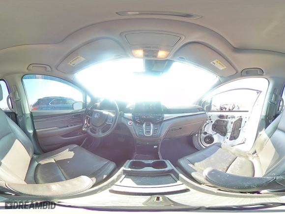 2019 Honda Odyssey EX-L with VIN 5FNRL6H71KB003335, listed as a Copart auction lot 48749535 with 130,415 mi miles and Salvage Title. Bid and sale history available at carsss.com. Image 13.