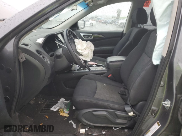 2018 Nissan Pathfinder S with VIN 5N1DR2MN7JC663344, listed as a Copart auction lot 44406985 with 117,208 mi miles and Salvage Title. Bid and sale history available at carsss.com. Image 7.