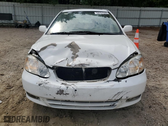 2004 Toyota Corolla CE with VIN 2T1BR32E24C249971, listed as a Copart auction lot 54757535 with 141,578 mi miles and Salvage Title. Bid and sale history available at DreamBid. Image 5.