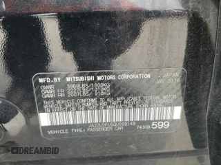 2016 Mitsubishi Lancer ES with VIN JA32U2FU5GU009149, listed as a Copart auction lot 60899235 with 124,644 mi miles and Salvage title. Bid and sale history available at DreamBid. Image 12.