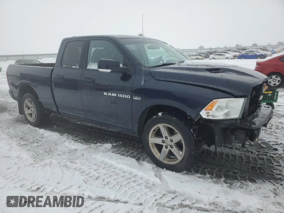 2012 Ram 1500 Sport with VIN 1C6RD7HTXCS288421, listed as a Copart auction lot 46133195 with 147,697 mi miles and Salvage title. Bid and sale history available at DreamBid. Image 4.