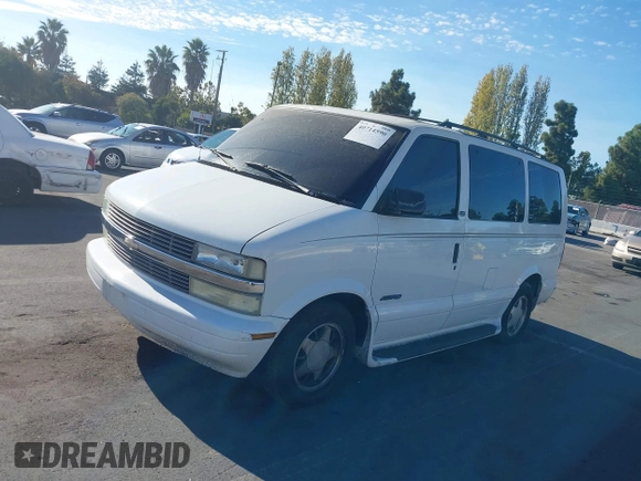 2002 Chevrolet Astro with VIN 1GNDM19X72B125295, listed as a IAAI auction lot 40714590 with 190,607 mi miles. Bid and sale history available at carsss.com. Image 6.