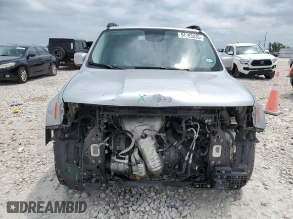 2016 Jeep Renegade Latitude with VIN ZACCJABT6GPD98083, listed as a Copart auction lot 54763035 with 65,921 mi miles and Salvage Title. Bid and sale history available at DreamBid. Image 5.