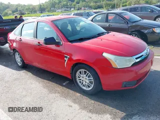 2008 Ford Focus SE with VIN 1FAHP35N68W147667, listed as a IAAI auction lot 42113500 with 153,720 mi miles and . Bid and sale history available at DreamBid. Image 1.