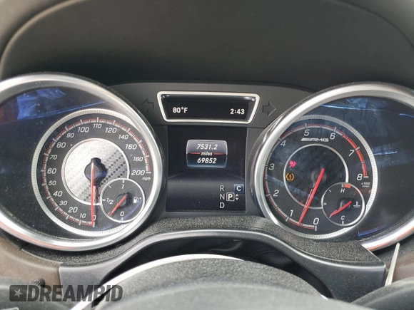 2019 Mercedes-Benz GLS 63 AMG with VIN 4JGDF7FE6KB221892, listed as a Copart auction lot 49637525 with 69,852 mi miles and Salvage title. Bid and sale history available at DreamBid. Image 9.