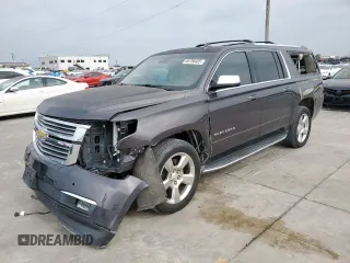 2016 Chevrolet Suburban LTZ with VIN 1GNSCJKC0GR324320, listed as a Copart auction lot 56706405 with 93,816 mi miles and Clean title. Bid and sale history available at DreamBid. Image 1.