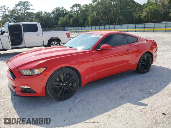 2017 Ford Mustang EcoBoost z VIN 1FA6P8TH9H5249388, wystawiony jako Copart lot #56068745 z przebiegiem 55 750 mil mil oraz Szkoda całkowita • Salvage title. Historia ofert i sprzedaży dostępna na DreamBid. Obrazek 1.