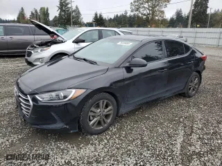 2018 Hyundai Elantra SEL with VIN 5NPD84LF9JH296609, listed as a Copart auction lot 76498884 with 76,568 mi miles and Salvage Title. Bid and sale history available at carsss.com. Image 1.