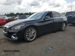 2019 Infiniti Q50 Luxe с VIN JN1EV7AR6KM593102, выставлен на аукционе Copart как лот 63621365 с пробегом 89 303 миль миль и Списание • Salvage title. История ставок и продаж доступна на DreamBid. Изображение 1.