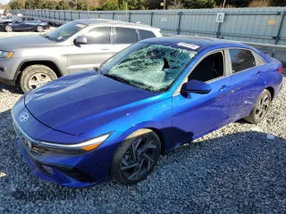 2024 Hyundai Elantra SEL with VIN KMHLS4DG4RU786277, listed as a Copart auction lot 82040184 with 8,561 mi miles and Salvage title. Bid and sale history available at DreamBid. Image 1.