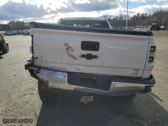 2014 Chevrolet Silverado 1500 LTZ with VIN 1GCUKSEC2EF195839, listed as a Copart auction lot 87282754 with 0 mi miles and Salvage Title. Bid and sale history available at carsss.com. Image 6.