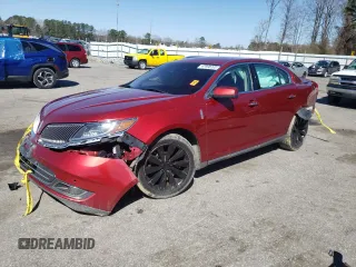 2014 Lincoln MKS with VIN 1LNHL9DKXEG609522, listed as a Copart auction lot 47990205 with 151,245 mi miles and Non Repairable. Bid and sale history available at DreamBid. Image 1.