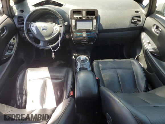 2013 Nissan LEAF SL with VIN 1N4AZ0CP3DC403886, listed as a Copart auction lot 54943805 with 58,196 mi miles and Clean title. Bid and sale history available at DreamBid. Image 8.